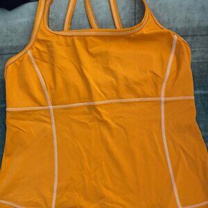 Women's Lands End Orange Swimwear Size: 12